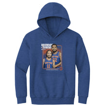 Load image into Gallery viewer, Jalen Brunson &amp; Karl-Anthony Towns New York Knicks Step Brothers WHT
