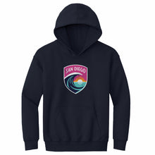 Load image into Gallery viewer, San Diego Wave FC Vintage Primary Logo WHT
