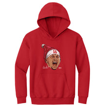 Load image into Gallery viewer, Patrick Mahomes Kansas City Portrait Santa Hat WHT
