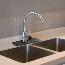 Load image into Gallery viewer, Silicone Kitchen Sink Faucet Splash Guard and Drip Catcher Tray
