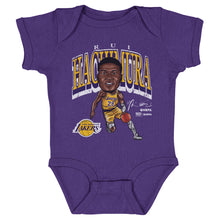 Load image into Gallery viewer, Rui Hachimura Los Angeles Lakers Cartoon WHT
