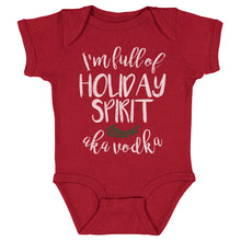 Load image into Gallery viewer, Christmas I'm Full Of Holiday Spirit WHT
