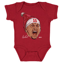 Load image into Gallery viewer, Patrick Mahomes Kansas City Portrait Santa Hat WHT
