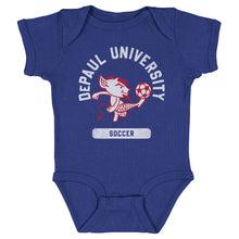 Load image into Gallery viewer, DePaul Blue Demons Mascot Soccer WHT
