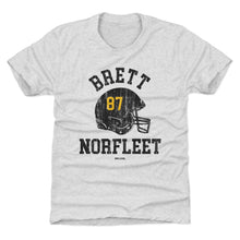 Load image into Gallery viewer, Brett Norfleet College Helmet Font
