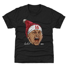 Load image into Gallery viewer, Patrick Mahomes Kansas City Portrait Santa Hat WHT
