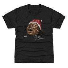 Load image into Gallery viewer, Justin Jefferson Minnesota Portrait Santa Hat WHT
