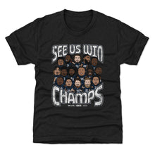 Load image into Gallery viewer, Seattle Football 2025 Champs Cartoon WHT
