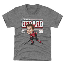 Load image into Gallery viewer, Connor Bedard Chicago Cartoon WHT
