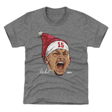 Load image into Gallery viewer, Patrick Mahomes Kansas City Portrait Santa Hat WHT
