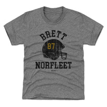 Load image into Gallery viewer, Brett Norfleet College Helmet Font
