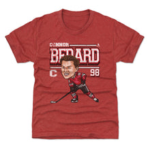 Load image into Gallery viewer, Connor Bedard Chicago Cartoon WHT
