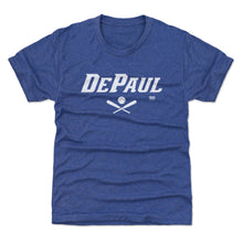 Load image into Gallery viewer, DePaul Blue Demons Softball Minimalist WHT
