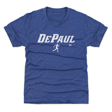 Load image into Gallery viewer, DePaul Blue Demons Track &amp; Field Minimalist WHT
