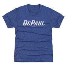 Load image into Gallery viewer, DePaul Blue Demons Wordmark White WHT
