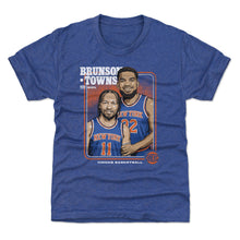 Load image into Gallery viewer, Jalen Brunson &amp; Karl-Anthony Towns New York Knicks Step Brothers WHT
