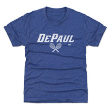 Load image into Gallery viewer, DePaul Blue Demons Tennis Minimalist WHT
