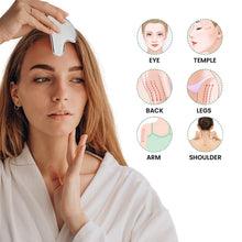 Load image into Gallery viewer, Stainless Steel Gua Sha Massage Scraper Tool For Facial Skin Care
