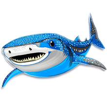 Load image into Gallery viewer, Acrylicious Attack Swimming Shark Magnet by Onyx O
