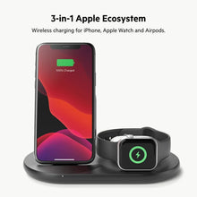 Load image into Gallery viewer, Belkin 3-in-1 Wireless Charger | Fast Charging Stand | For Apple iPhone, Watch, and AirPods
