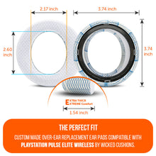 Load image into Gallery viewer, PlayStation Pulse Elite Cooling Gel Earpads - WC FreeZe Pulse Elite
