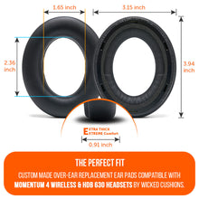 Load image into Gallery viewer, Sennheiser Momentum 4 &amp; HDB 630 Earpads - WC PadZ Momentum 4 &amp; HDB 630
