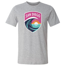 Load image into Gallery viewer, San Diego Wave FC Vintage Primary Logo WHT
