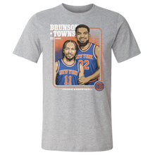Load image into Gallery viewer, Jalen Brunson &amp; Karl-Anthony Towns New York Knicks Step Brothers WHT
