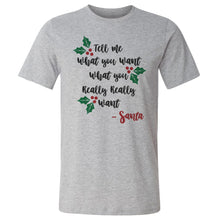 Load image into Gallery viewer, Christmas Tell Me What You Want Santa

