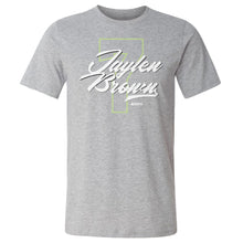 Load image into Gallery viewer, Jaylen Brown Boston Number Script WHT
