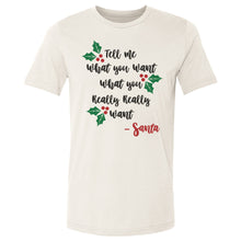 Load image into Gallery viewer, Christmas Tell Me What You Want Santa
