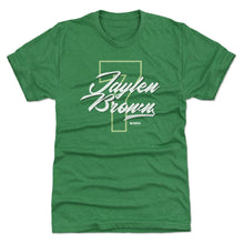 Load image into Gallery viewer, Jaylen Brown Boston Number Script WHT
