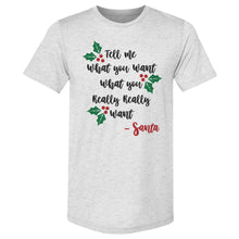 Load image into Gallery viewer, Christmas Tell Me What You Want Santa

