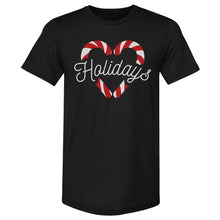 Load image into Gallery viewer, Christmas Candy Cane Heart WHT
