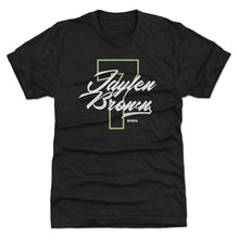 Load image into Gallery viewer, Jaylen Brown Boston Number Script WHT
