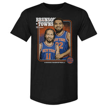 Load image into Gallery viewer, Jalen Brunson &amp; Karl-Anthony Towns New York Knicks Step Brothers WHT
