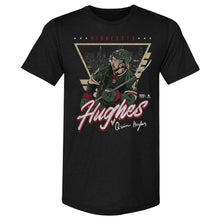 Load image into Gallery viewer, Quinn Hughes Minnesota Triangle Retro WHT
