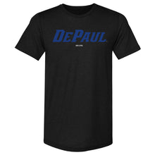Load image into Gallery viewer, DePaul Blue Demons Wordmark Royal WHT
