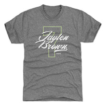 Load image into Gallery viewer, Jaylen Brown Boston Number Script WHT
