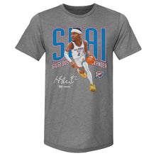 Load image into Gallery viewer, Shai Gilgeous-Alexander Oklahoma City Thunder Caricature WHT
