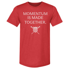Load image into Gallery viewer, USRowing Momentum Is Made Together WHT
