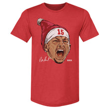 Load image into Gallery viewer, Patrick Mahomes Kansas City Portrait Santa Hat WHT
