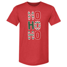 Load image into Gallery viewer, Christmas HO HO HO Stacked WHT
