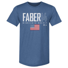 Load image into Gallery viewer, Brock Faber Minnesota USA Elite WHT
