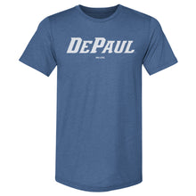 Load image into Gallery viewer, DePaul Blue Demons Wordmark White WHT
