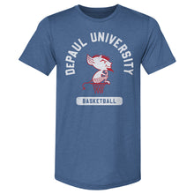 Load image into Gallery viewer, DePaul Blue Demons Mascot Basketball WHT
