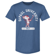 Load image into Gallery viewer, DePaul Blue Demons Mascot Golf WHT
