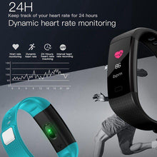Load image into Gallery viewer, Smart Watch Sports Fitness Activity Heart Rate Tracker Blood Pressure wristband IP67 Waterproof band Pedometer for IOS Android
