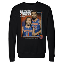 Load image into Gallery viewer, Jalen Brunson &amp; Karl-Anthony Towns New York Knicks Step Brothers WHT
