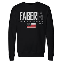 Load image into Gallery viewer, Brock Faber Minnesota USA Elite WHT
